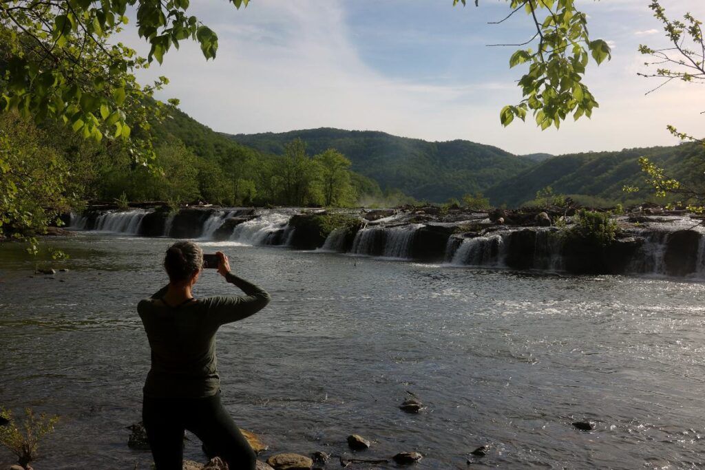 New River Gorge Sandstone Falls